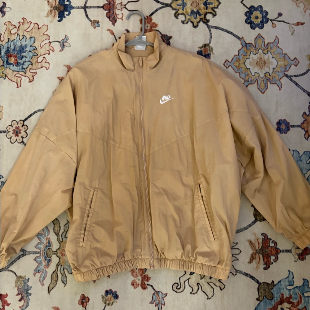 Nike Beige Windbreaker Jacket